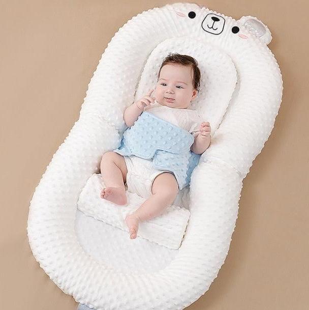 Anti-Reflux & Anti-Colic Inclined Newborn Infant Baby Lounger Bed