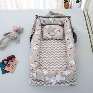 Portable Foldable Cotton Baby Crib Bed