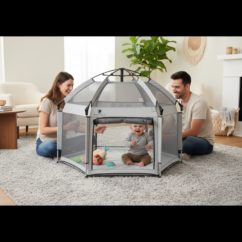 Pop 'N Go® Portable Baby Playpen with UV Shade Cover