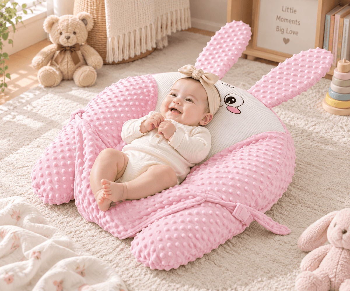 PureNest™ Cozy Incline & Tummy Time Baby Pillow