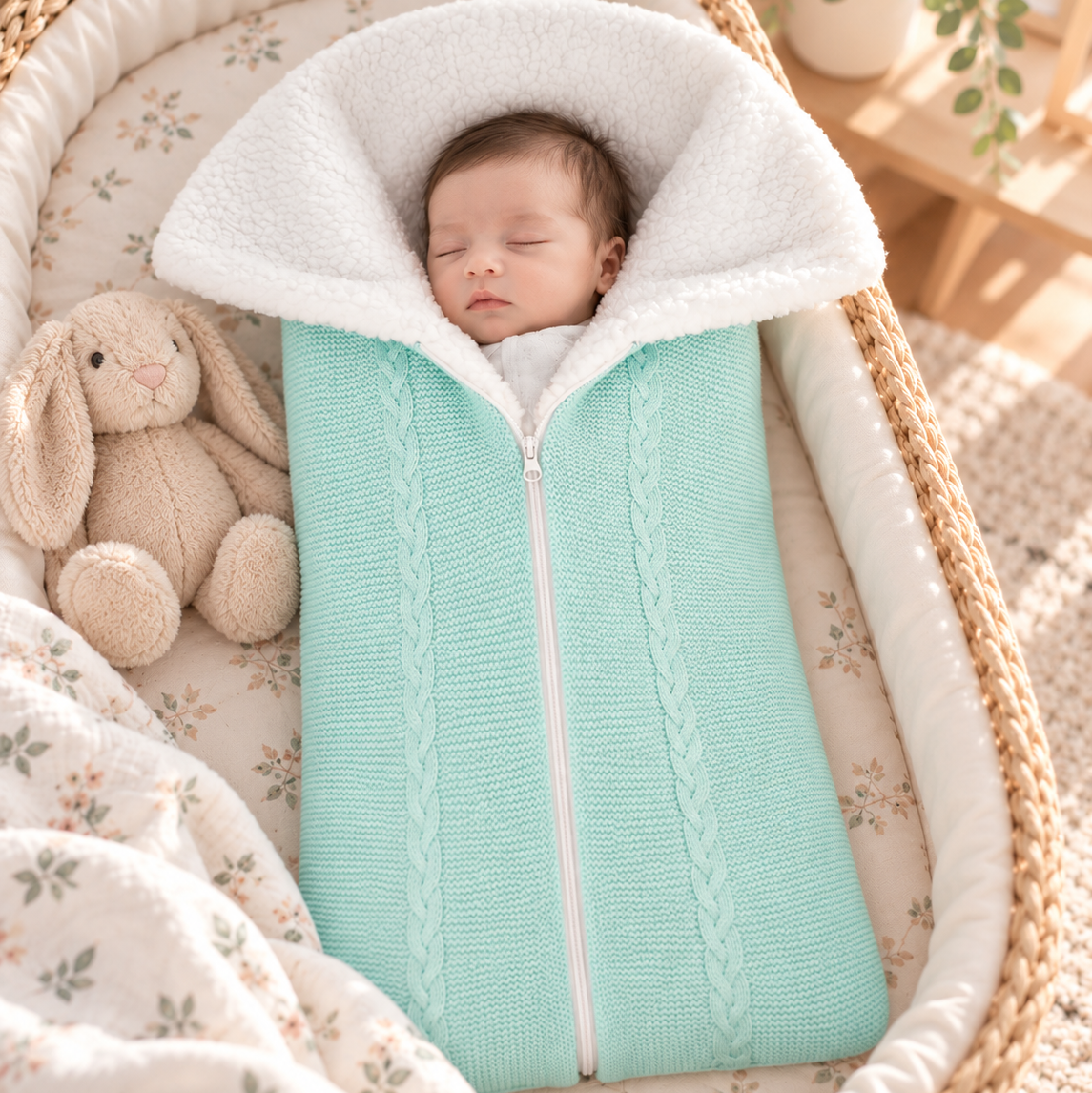 WarmWhisper™ Cozy Knit Baby Wrap