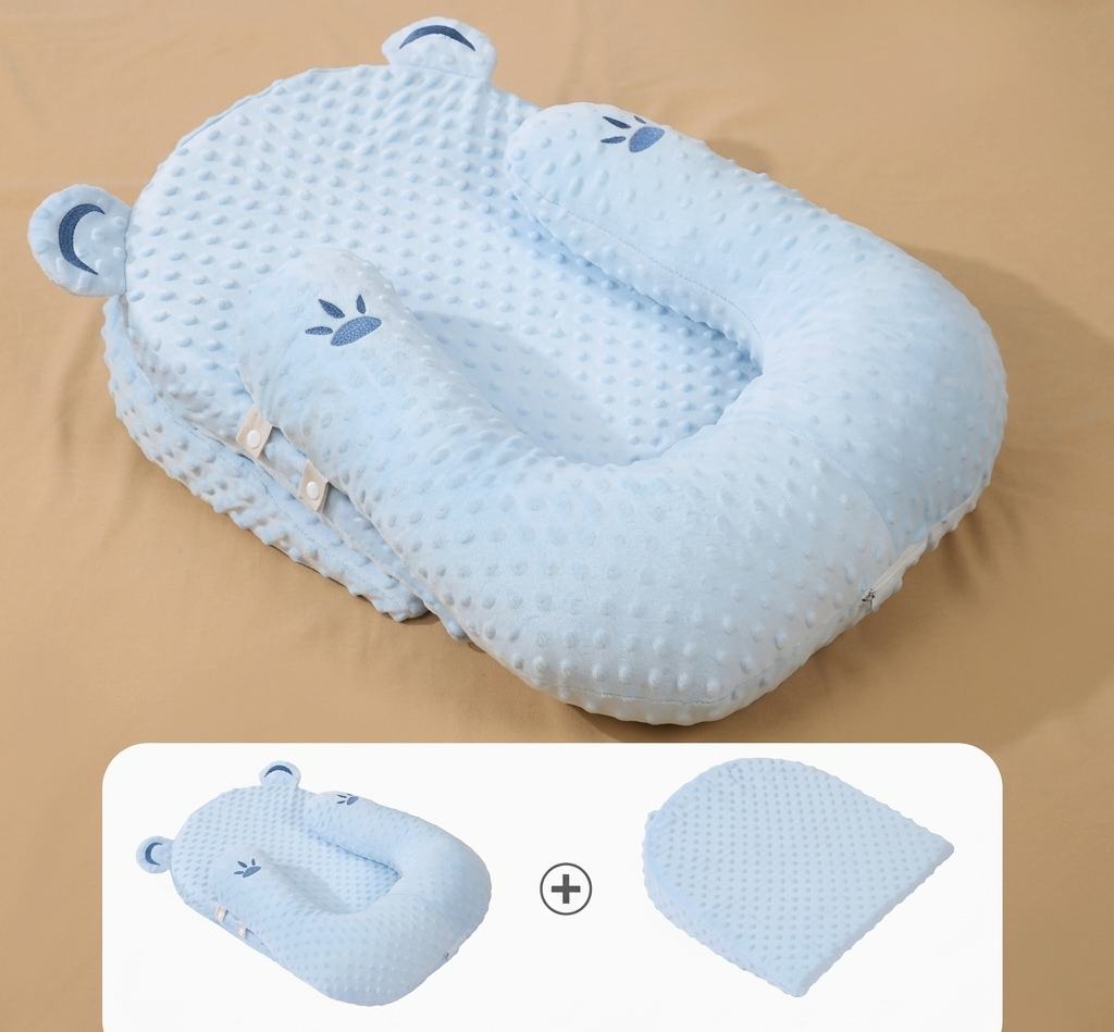summer infant pillow TenderNest Baby Anti-Reflux Wedge Support Pillow Dusty Blue