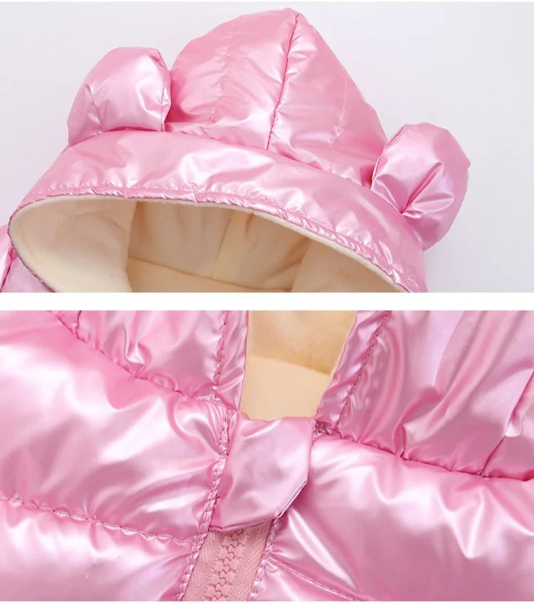 Newborn Baby Winter Waterproof Down Snowsuit