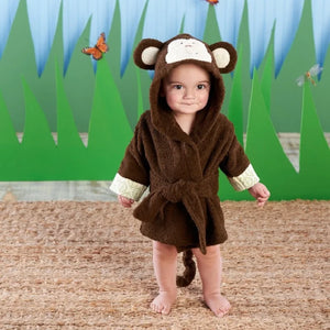 Toddler Hooded Cotton Bathrobe - Cuddle Baby