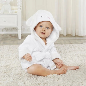 Toddler Hooded Cotton Bathrobe - Cuddle Baby