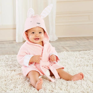 Toddler Hooded Cotton Bathrobe - Cuddle Baby