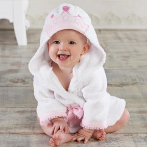 Toddler Hooded Cotton Bathrobe - Cuddle Baby