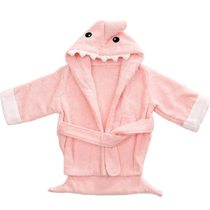 Toddler Hooded Cotton Bathrobe - Cuddle Baby