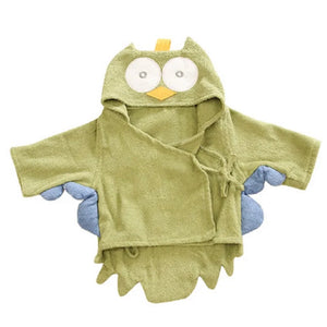 Toddler Hooded Cotton Bathrobe - Cuddle Baby