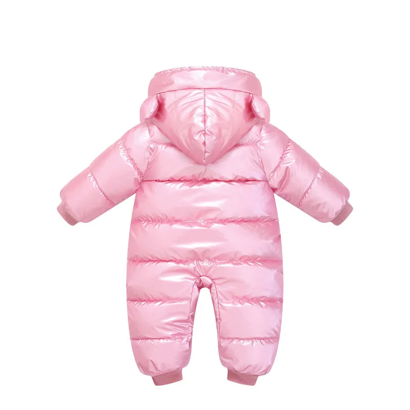 Newborn Baby Winter Waterproof Down Snowsuit