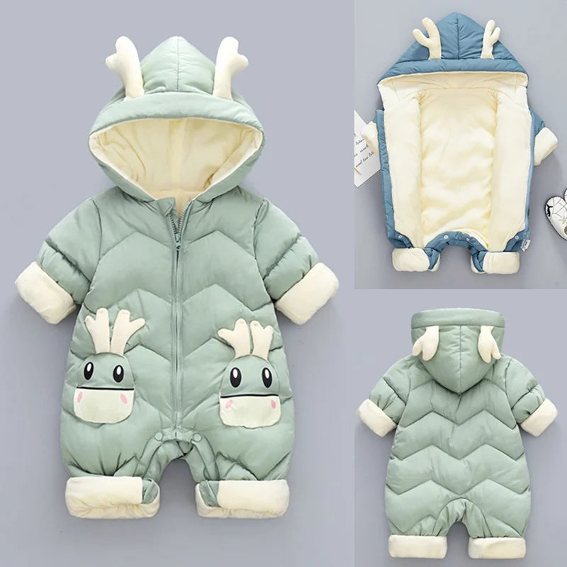 Baby Warm Winter Snowsuit with Hood