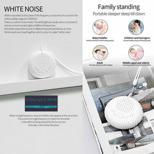 Portable White Noise Sound Machine - Cuddle Baby