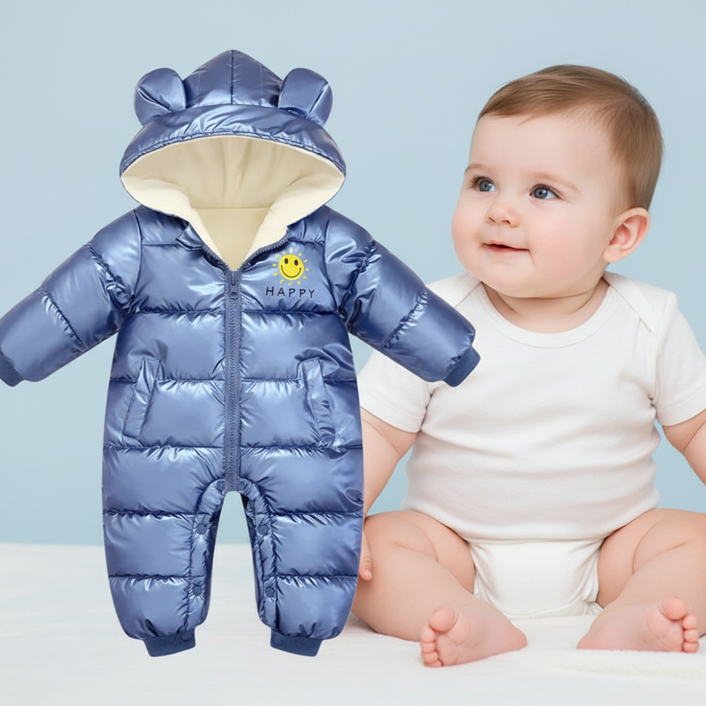 Newborn Baby Winter Waterproof Down Snowsuit
