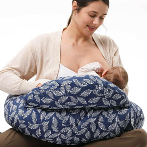 Multifunctional Breastfeeding Pillow with Removable Cover - Baby Nursing Support Pillow.