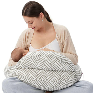 Multifunctional Breastfeeding Pillow with Removable Cover - Baby Nursing Support Pillow.