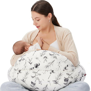 Multifunctional Breastfeeding Pillow with Removable Cover - Baby Nursing Support Pillow.