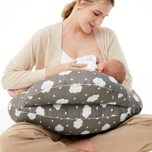 Multifunctional Breastfeeding Pillow with Removable Cover - Baby Nursing Support Pillow.