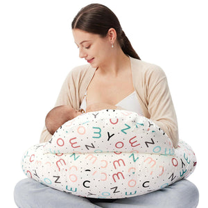 Multifunctional Breastfeeding Pillow with Removable Cover - Baby Nursing Support Pillow.