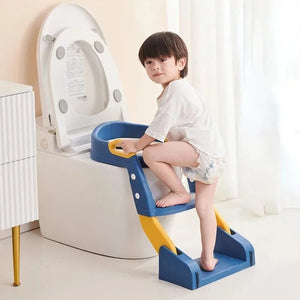 Stepped Children's Toilet Foldable Foot Stool - Cuddle Baby