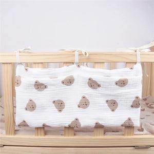 Baby Crib Storage Bag Organizer.