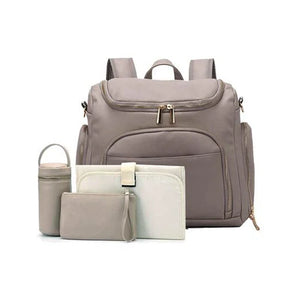 Deluxe Leather Diaper Bag 4 Pieces Set | Cuddle Baby