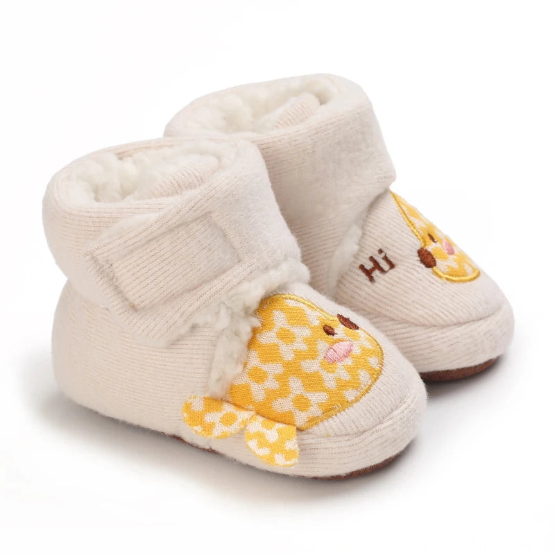 Newborn Baby Soft Cotton Winter Shoes First Walkers