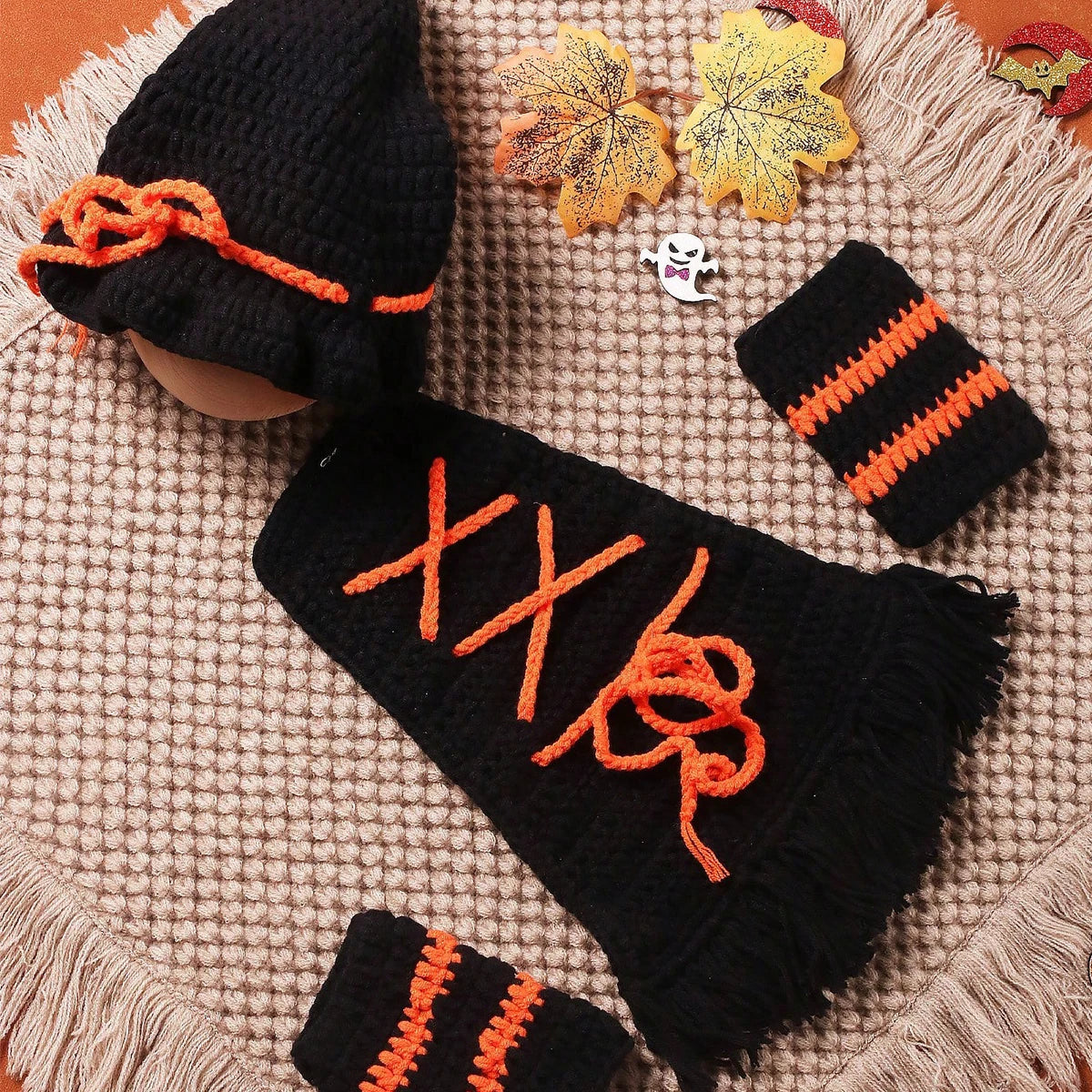 Handmade Newborn Crochet Wizard Photo Outfit