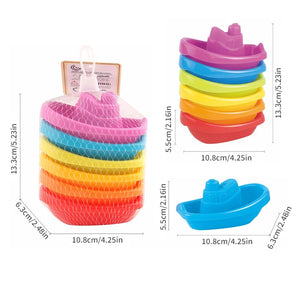 Colorful Stacking Cups - Bath Toy - Cuddle Baby