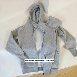 Baby Carrier Cashmere Mama Kangaroo Hoodie Jacket