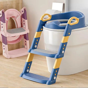 Stepped Children's Toilet Foldable Foot Stool - Cuddle Baby