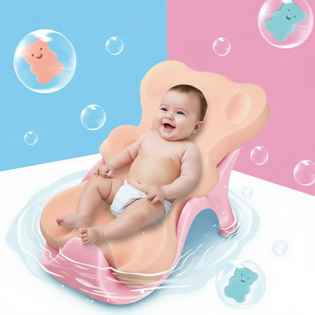 Non-slip Sponge Baby Bath Mat