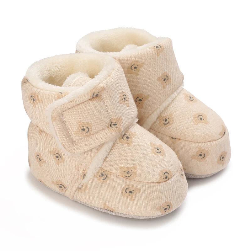 Newborn Baby Soft Cotton Winter Shoes First Walkers