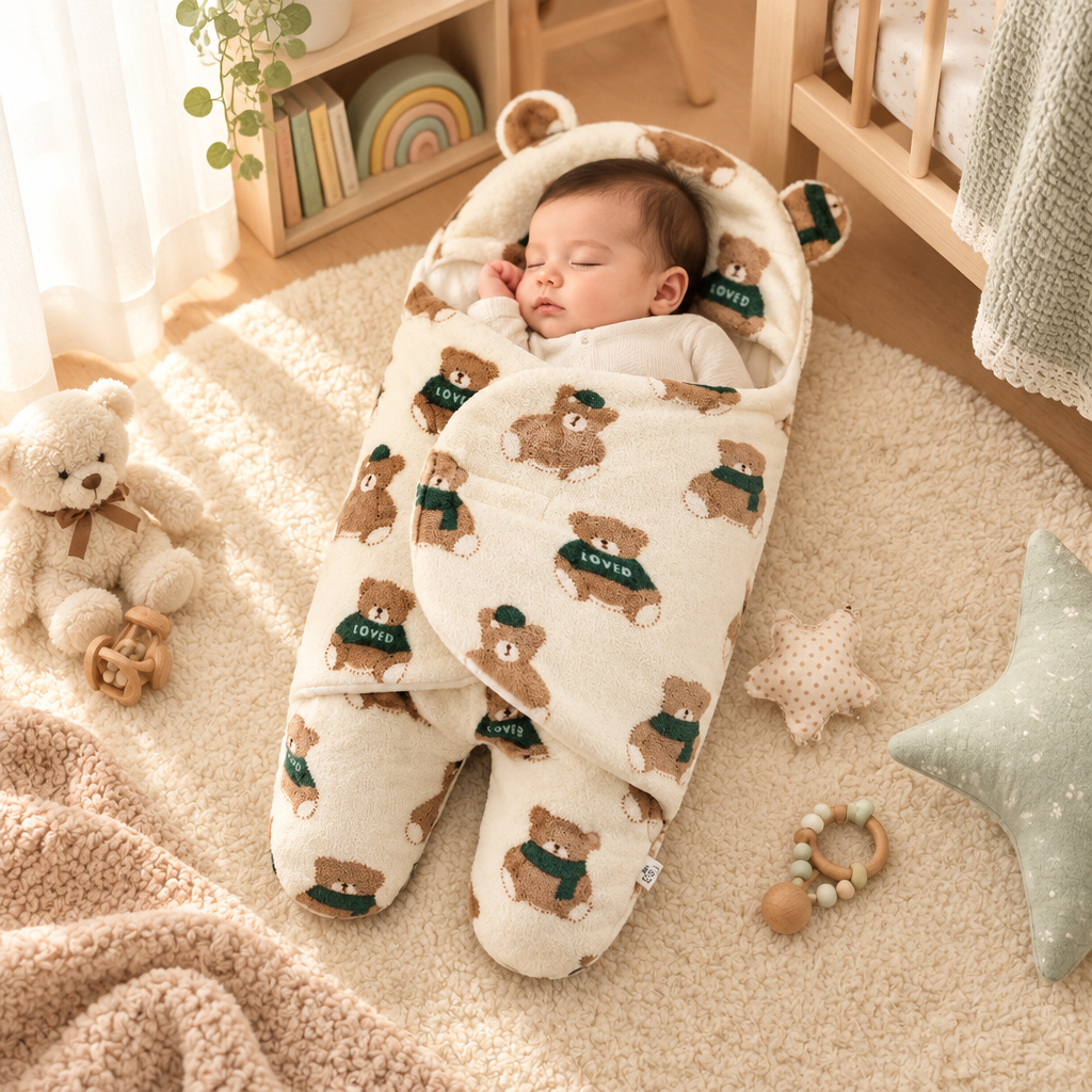 SnuggleNest™ Winter Luxe Swaddle