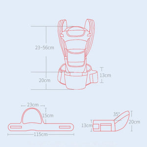 Newborn Ergonomic Baby Carrier Backpack - Cuddle Baby