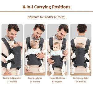 Easy-Carry 4-in-1 Baby Carrier | Cuddle Baby