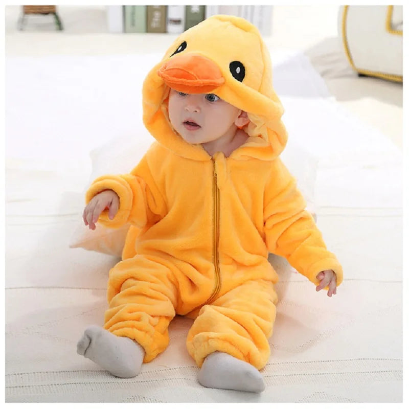Cozy & Snuggly Animal Baby Romper