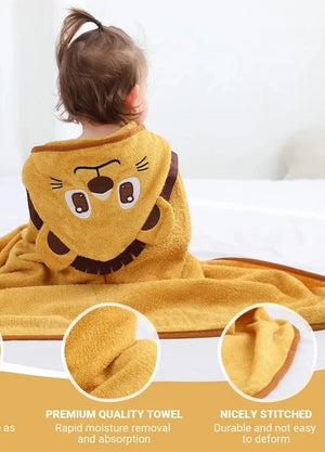 Hooded Bamboo Baby Bath - Cuddle Baby