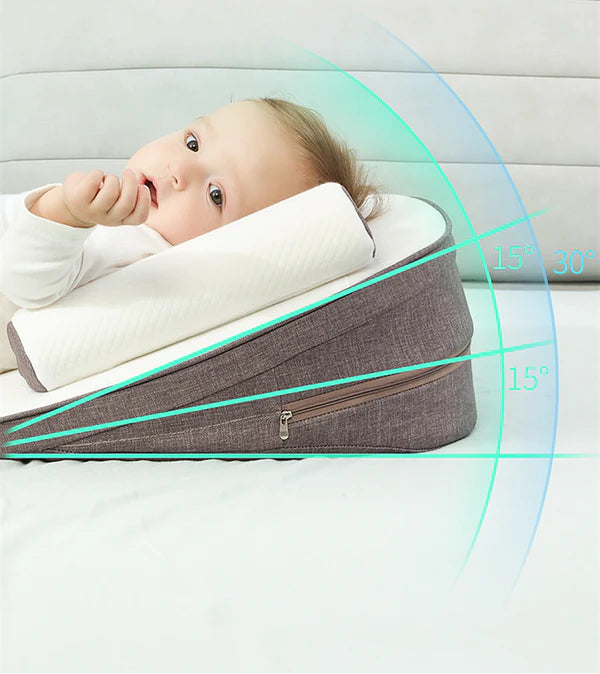 SleepWell™ Ultimate Comfort Anti-Reflux & Anti-Roll Baby Lounger Bed