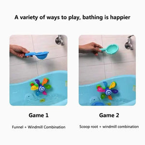 Colorful Waterwheel Baby Bath Toy - Cuddle Baby