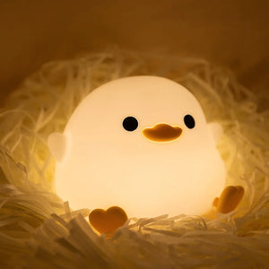 Cute Duck Silicone Nursery Night Light - Cuddle Baby