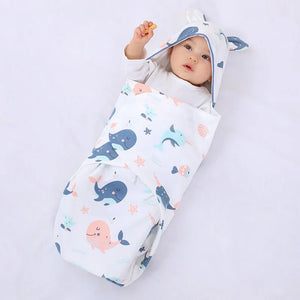 Pure Cotton Baby Shock-Resistant Sleeping Bag | Cuddle Baby