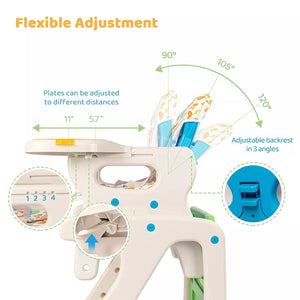 Infant-to-Toddler 3-in-1 Highchair Booster & Toddler Table Set