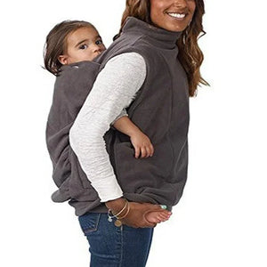 Baby Carrier Mom Kangaroo Sweater Vest