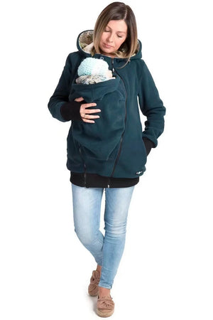 Mama Kangaroo Cashmere Hoodie Baby Carrier | Cuddle Baby