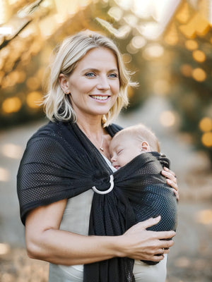 Ring Sling Carrier Double Gauze | Cuddle Baby