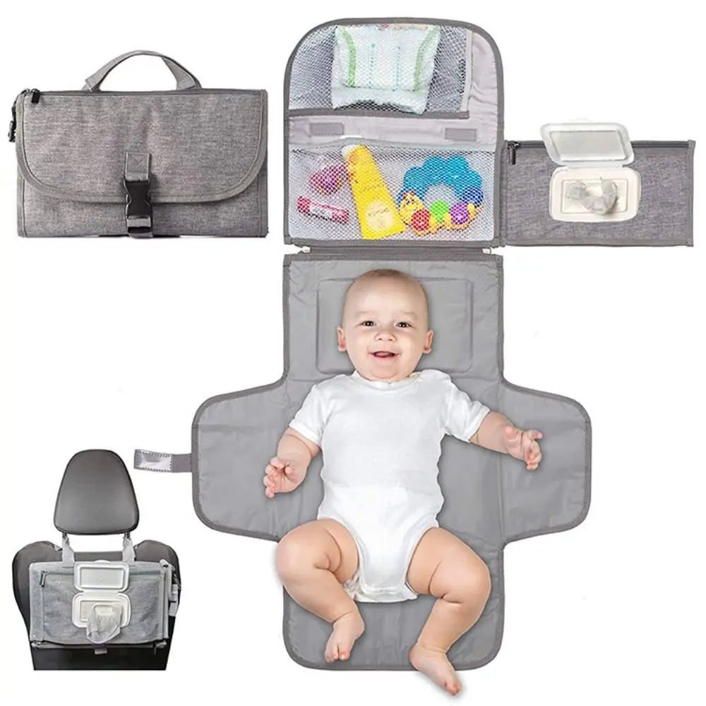 2 in 1 Portable Diaper Changing Pad - Cuddle Baby