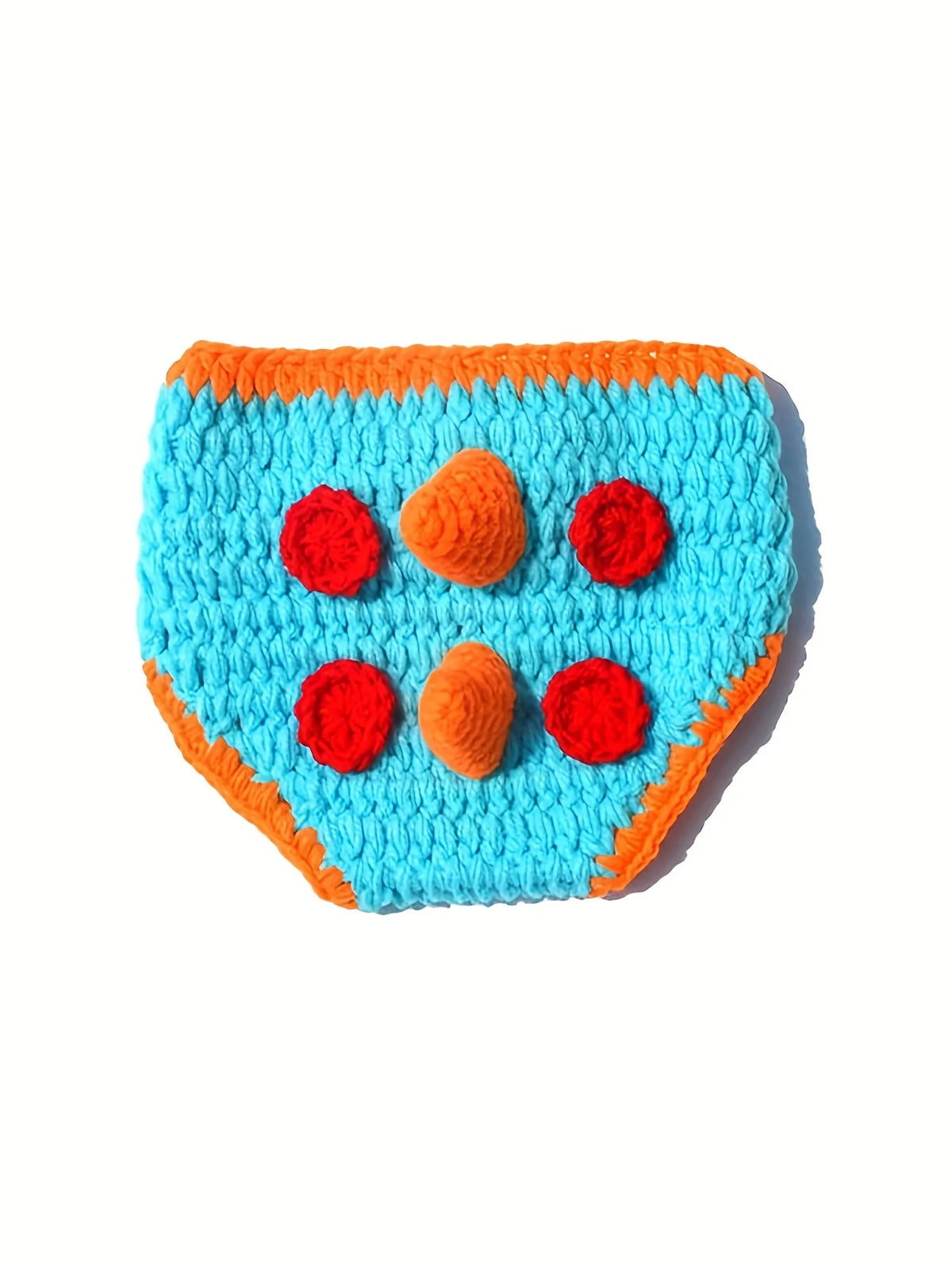 Adorable Newborn Dinosaur Crochet Outfit – Handmade Baby Photo Prop