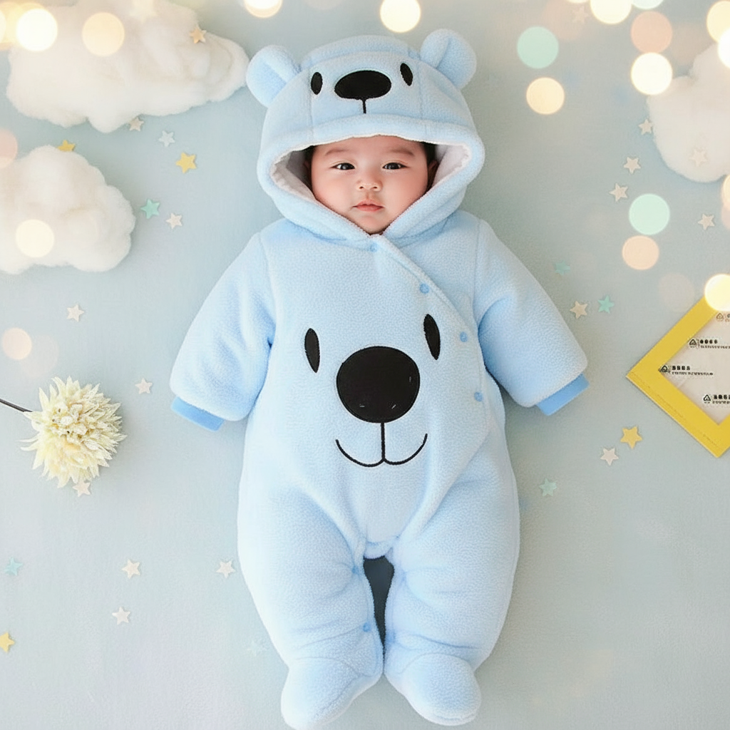 Disney Winnie-the-Pooh Cozy Winter Jumpsuit for Babies & Toddlers