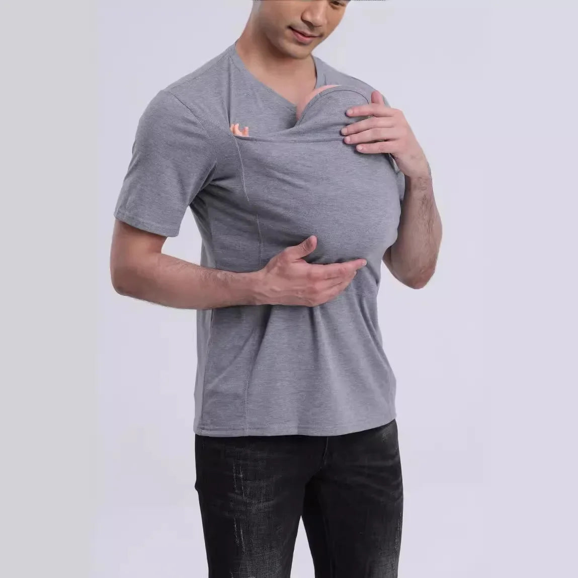 Men’s Babywear Shirt Kangaroo Carrier CuddleBond™