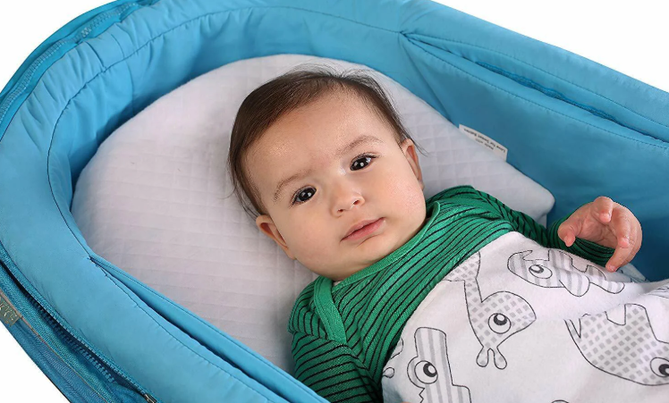 Baby Velvet Soothing Wedge Pillow Cuddle Baby